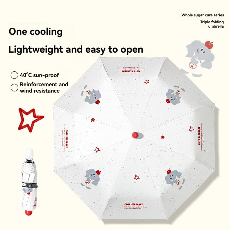 Cartoon Automatic Umbrella 